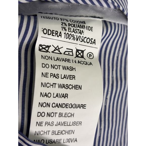 Brian Dales Mens Academia Hipster Plaid Tapered Slacks Size 34 X 34 Preppy Italy - Picture 6 of 9